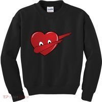 Dabbing Heart Kids Sweatshirt thumb 0