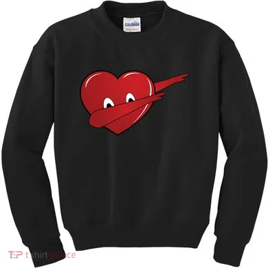 Dabbing Heart Kids Sweatshirt