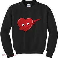 Dabbing Heart Kids Sweatshirt thumb 0