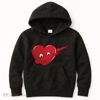 Dabbing Heart Kids Hoodie thumb 0