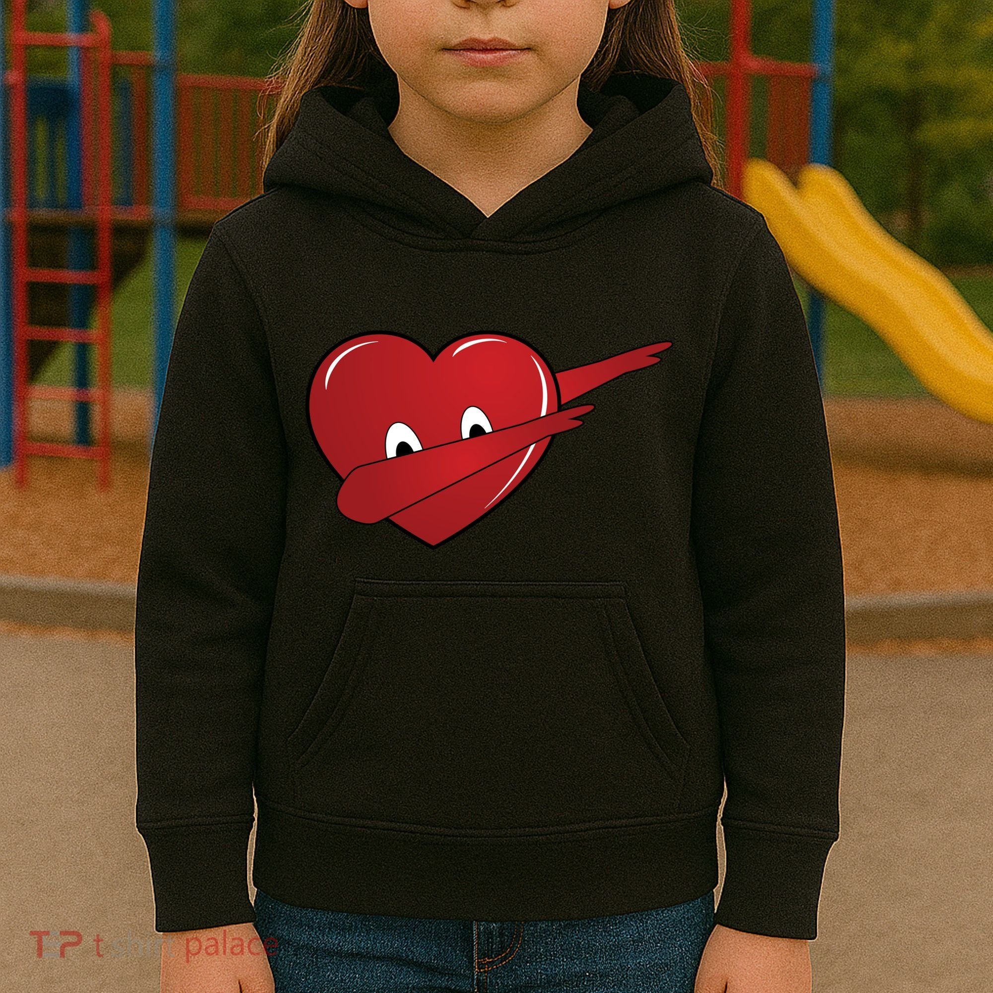 Dabbing Heart Kids Hoodie