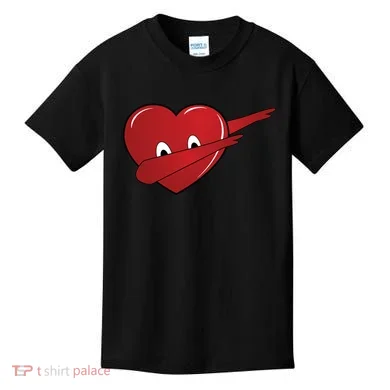 Dabbing Heart Kids T-Shirt
