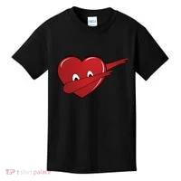 Dabbing Heart Kids T-Shirt thumb 0
