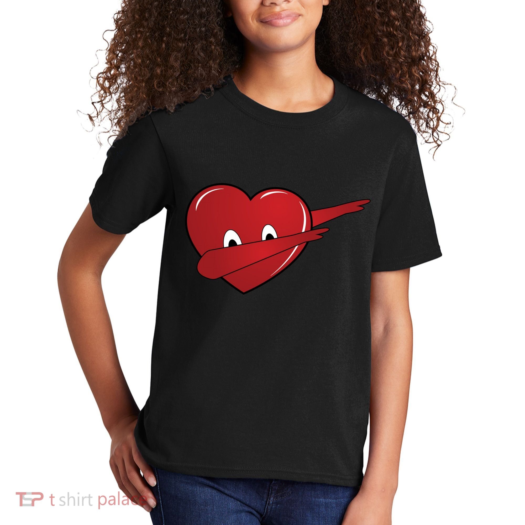 Dabbing Heart Kids T-Shirt