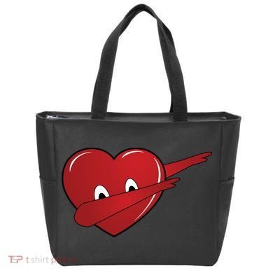 Dabbing Heart Tote Bag