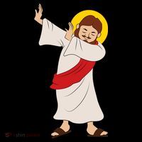 Dabbing Jesus  Bucket Hat thumb 4