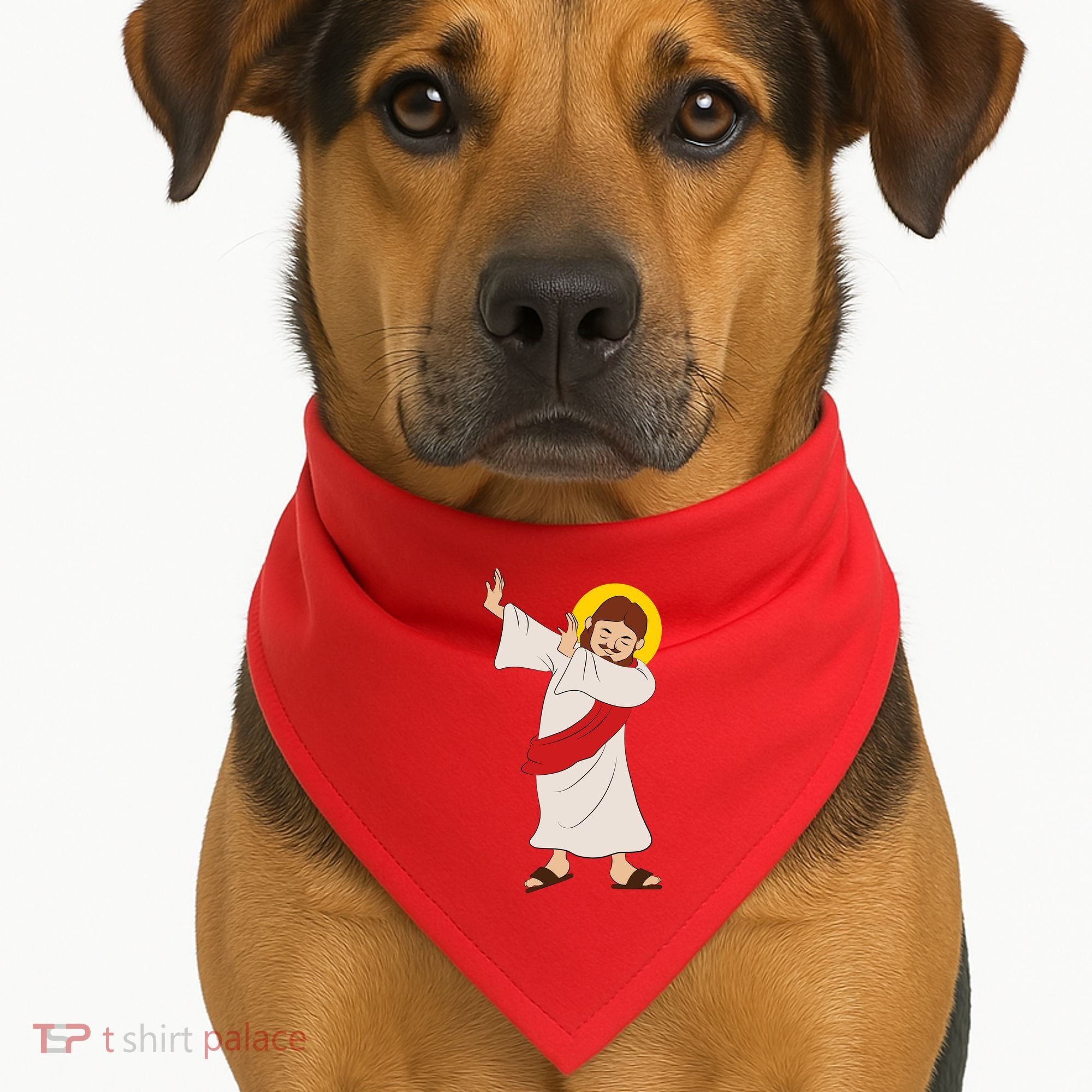 Dabbing Jesus  USA-Made Doggie Bandana
