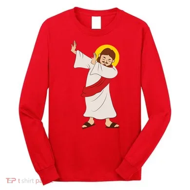 Dabbing Jesus  Long Sleeve Shirt