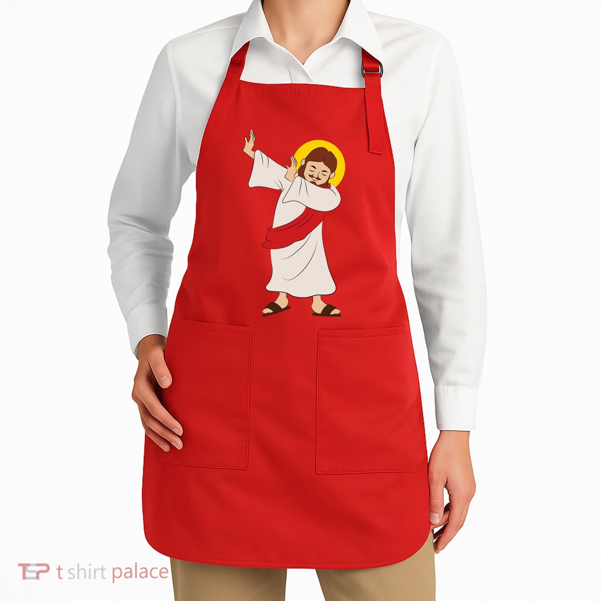 Dabbing Jesus  Apron