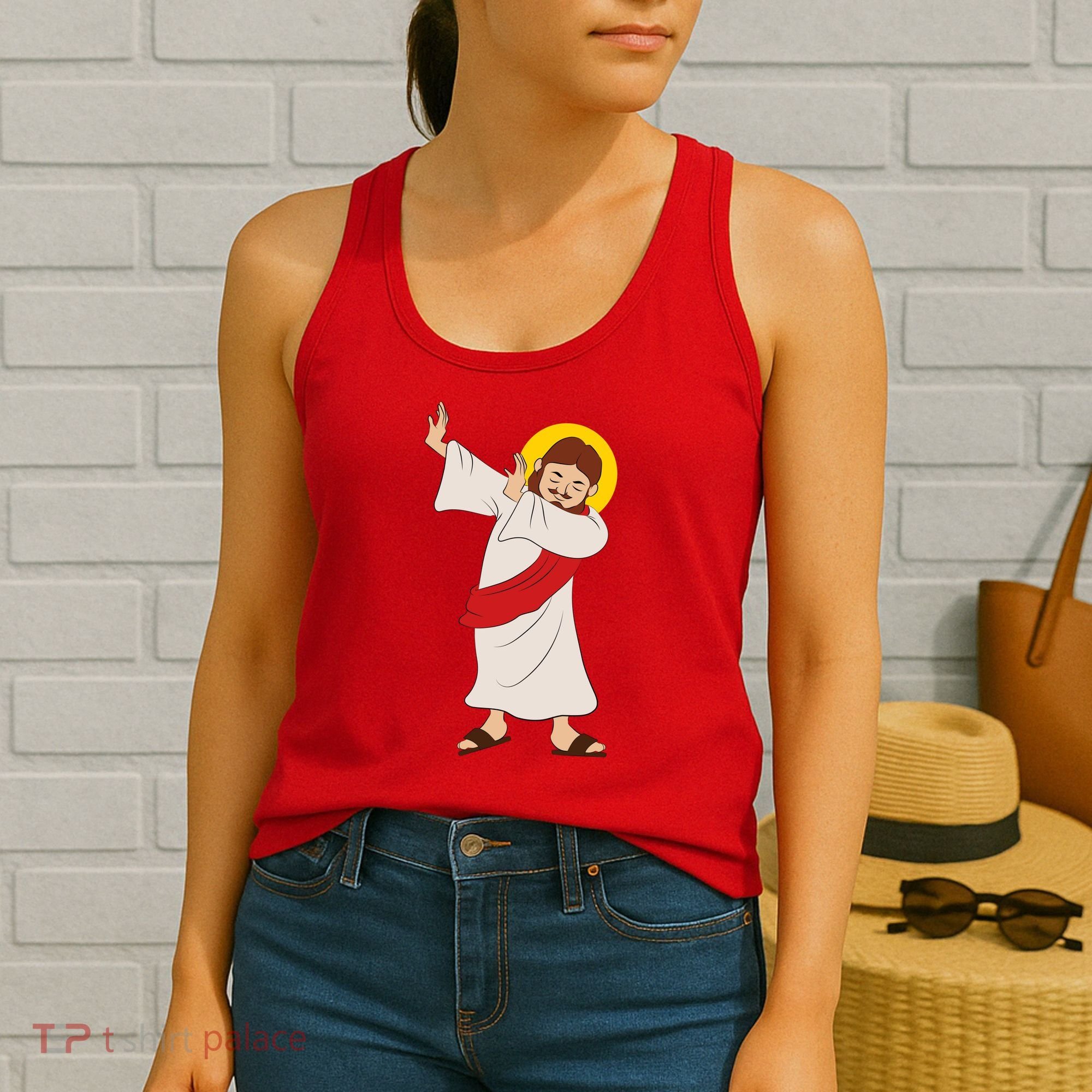 Dabbing Jesus  Women's Tank Top