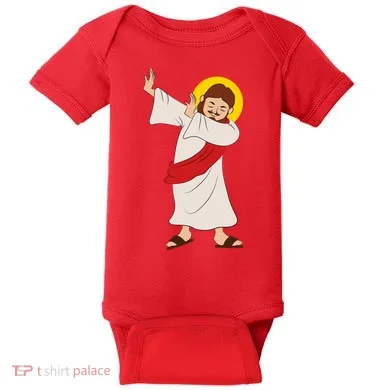 Dabbing Jesus  Baby Bodysuit