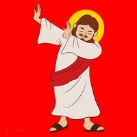 Dabbing Jesus  Hat thumb 2