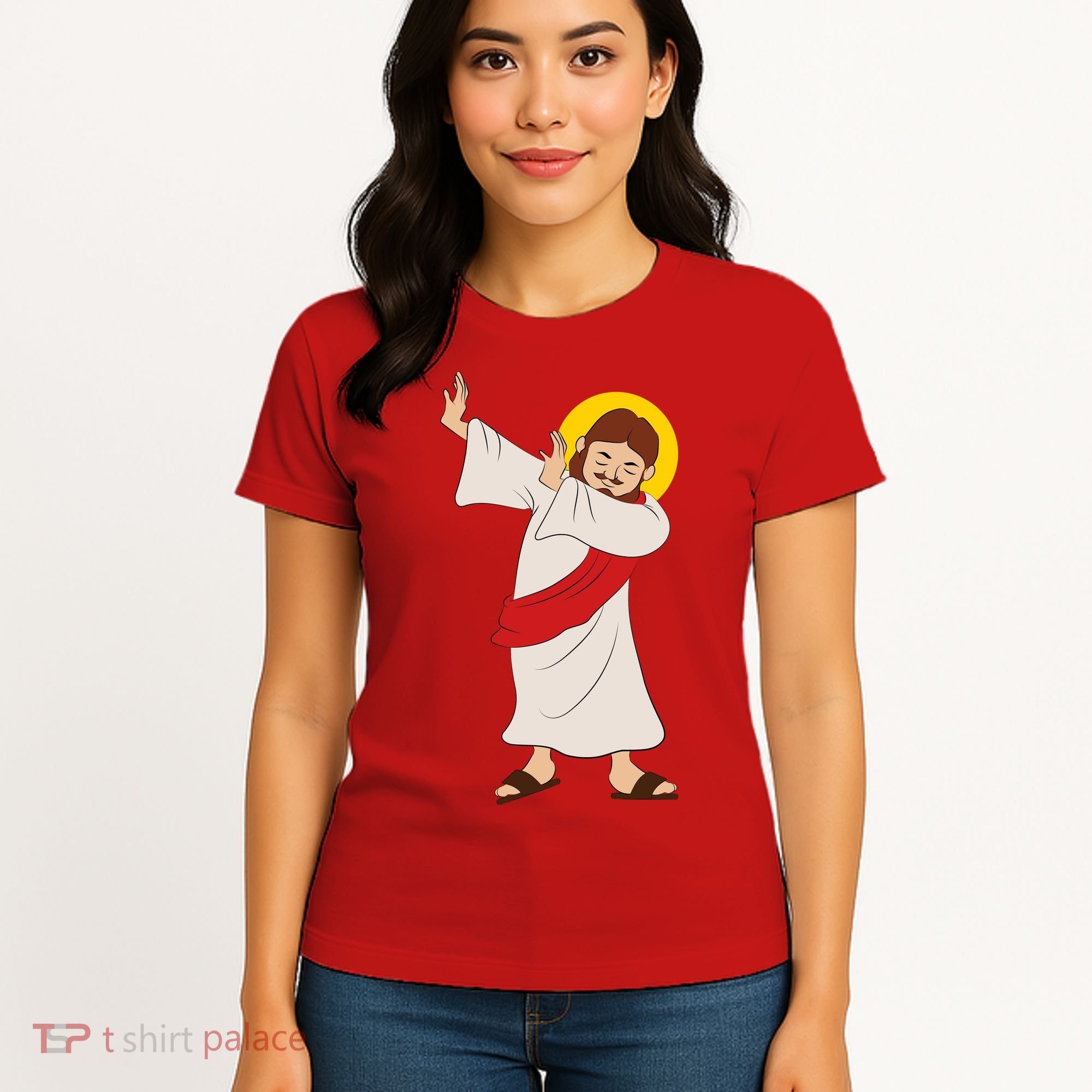 Dabbing Jesus  Women's T-Shirt