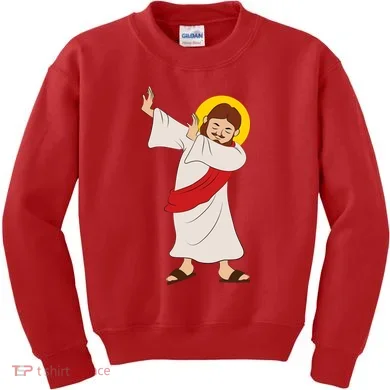Dabbing Jesus  Kids Sweatshirt
