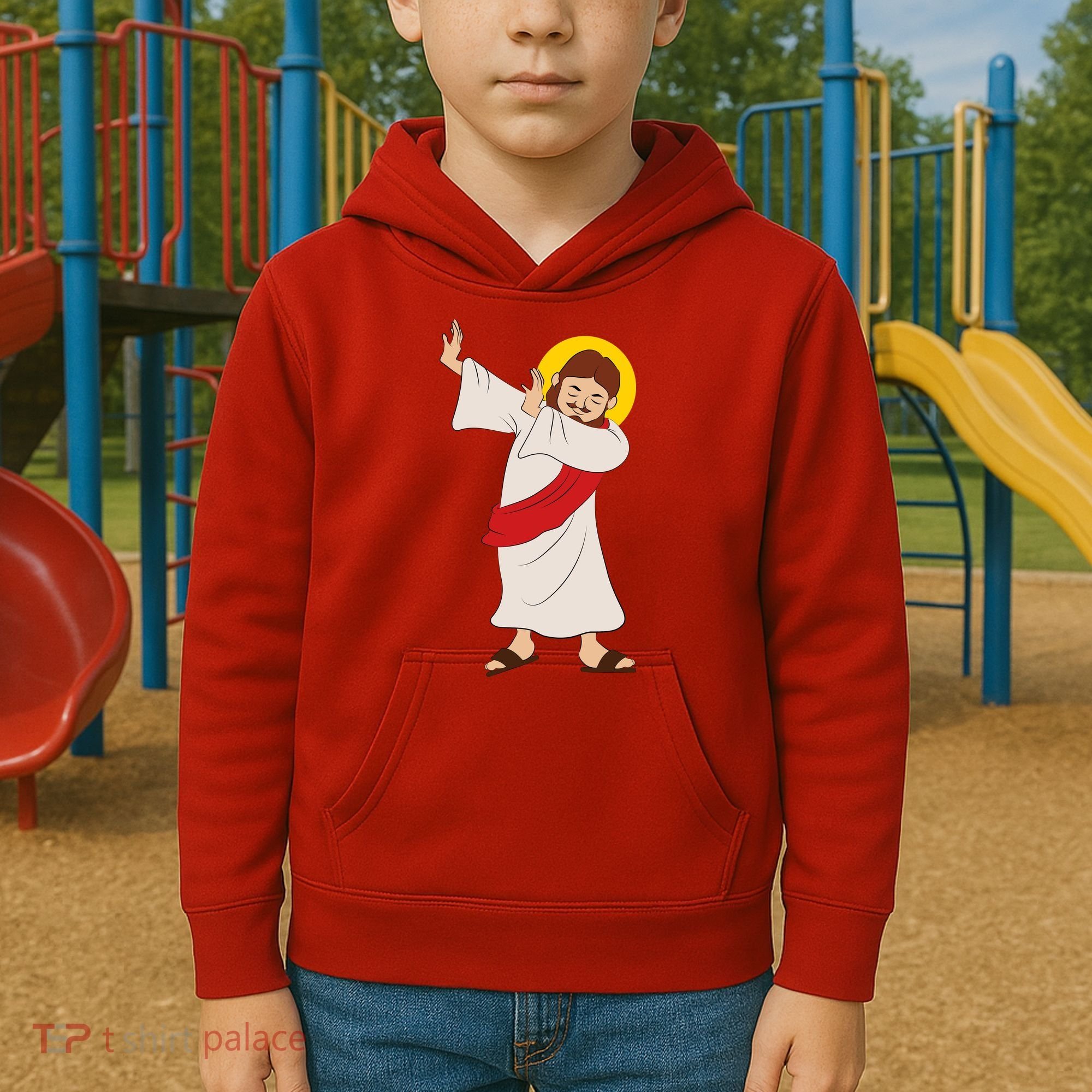 Dabbing Jesus  Kids Hoodie
