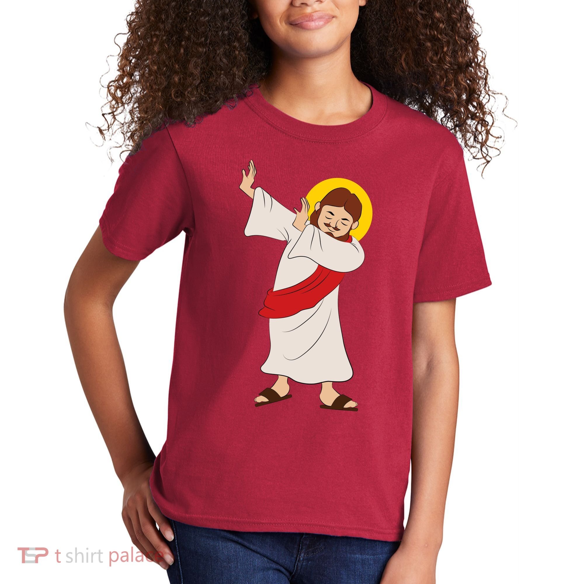 Dabbing Jesus  Kids T-Shirt