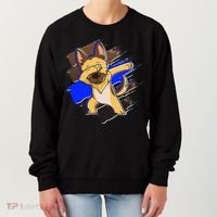 Dabbing K-9 Blue Police Thin Line Women's Sweatshirt thumb 0