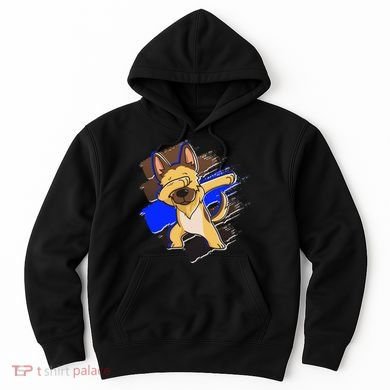 Dabbing K-9 Blue Police Thin Line Hoodie