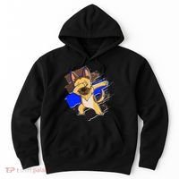 Dabbing K-9 Blue Police Thin Line Hoodie thumb 0