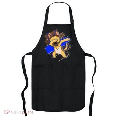 Dabbing K-9 Blue Police Thin Line Apron