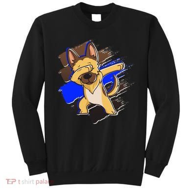 Dabbing K-9 Blue Police Thin Line Sweatshirt