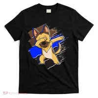 Dabbing K-9 Blue Police Thin Line T-Shirt thumb 0