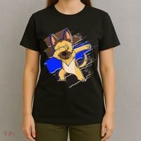 Dabbing K-9 Blue Police Thin Line T-Shirt thumb 4