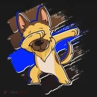 Dabbing K-9 Blue Police Thin Line T-Shirt thumb 7