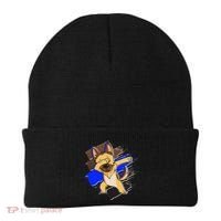 Dabbing K-9 Blue Police Thin Line Beanie thumb 0