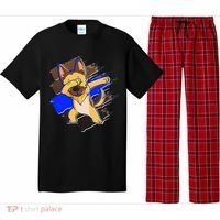 Dabbing K-9 Blue Police Thin Line Pajama Set thumb 0