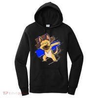 Dabbing K-9 Blue Police Thin Line Women's Hoodie thumb 0