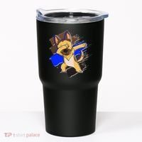 Dabbing K-9 Blue Police Thin Line Tumbler thumb 0