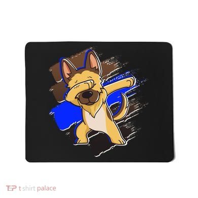 Dabbing K-9 Blue Police Thin Line Mousepad
