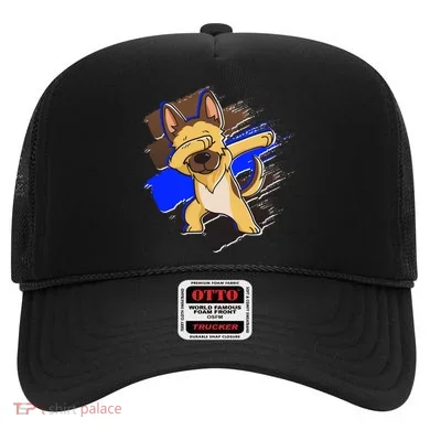 Dabbing K-9 Blue Police Thin Line Hat