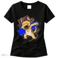 Dabbing K-9 Blue Police Thin Line Women's T-Shirt thumb 0