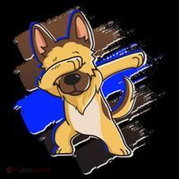 Dabbing K-9 Blue Police Thin Line Kids Sweatshirt thumb 2