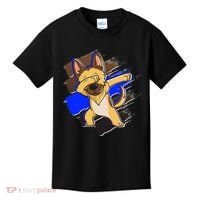 Dabbing K-9 Blue Police Thin Line Kids T-Shirt thumb 0