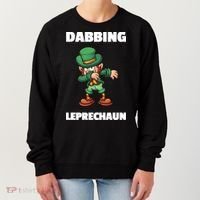 Dabbing Leprechaun Women's Sweatshirt thumb 0