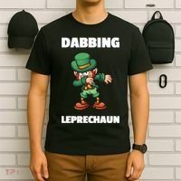 Dabbing Leprechaun T-Shirt thumb 6