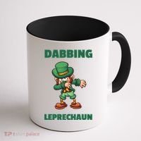 Dabbing Leprechaun Coffee Mug thumb 1