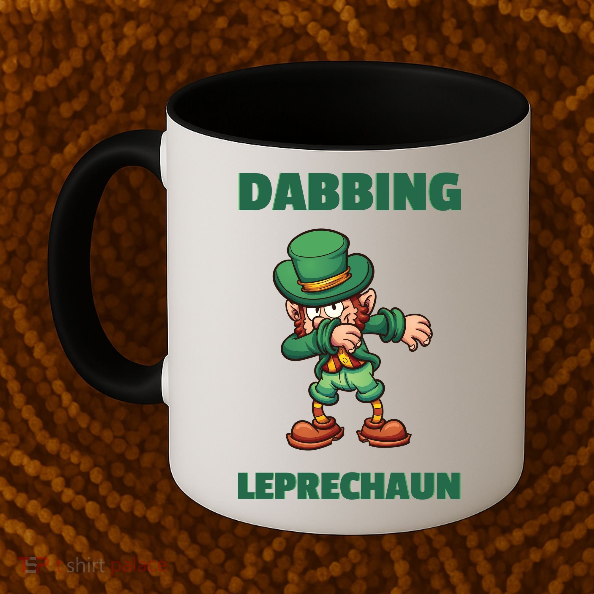 Dabbing Leprechaun Coffee Mug