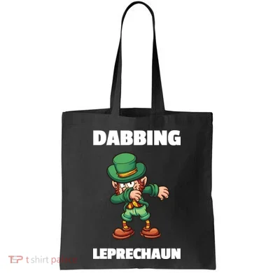 Dabbing Leprechaun Tote Bag