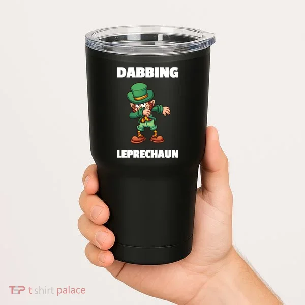 Dabbing Leprechaun Tumbler