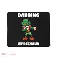 Dabbing Leprechaun Mousepad thumb 0