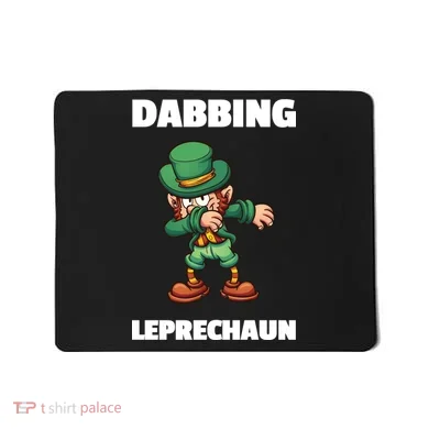 Dabbing Leprechaun Mousepad