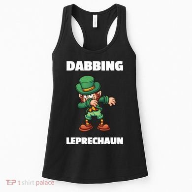 Dabbing Leprechaun Women's Tank Top