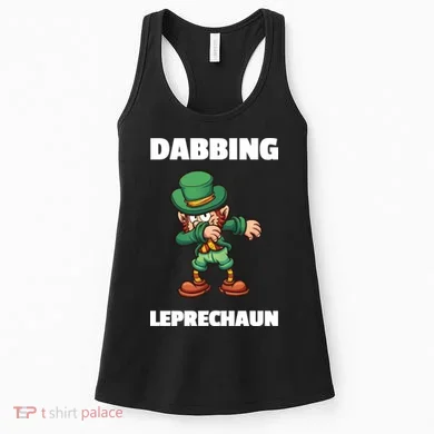 Dabbing Leprechaun Women's Tank Top
