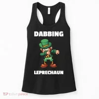 Dabbing Leprechaun Women's Tank Top thumb 0