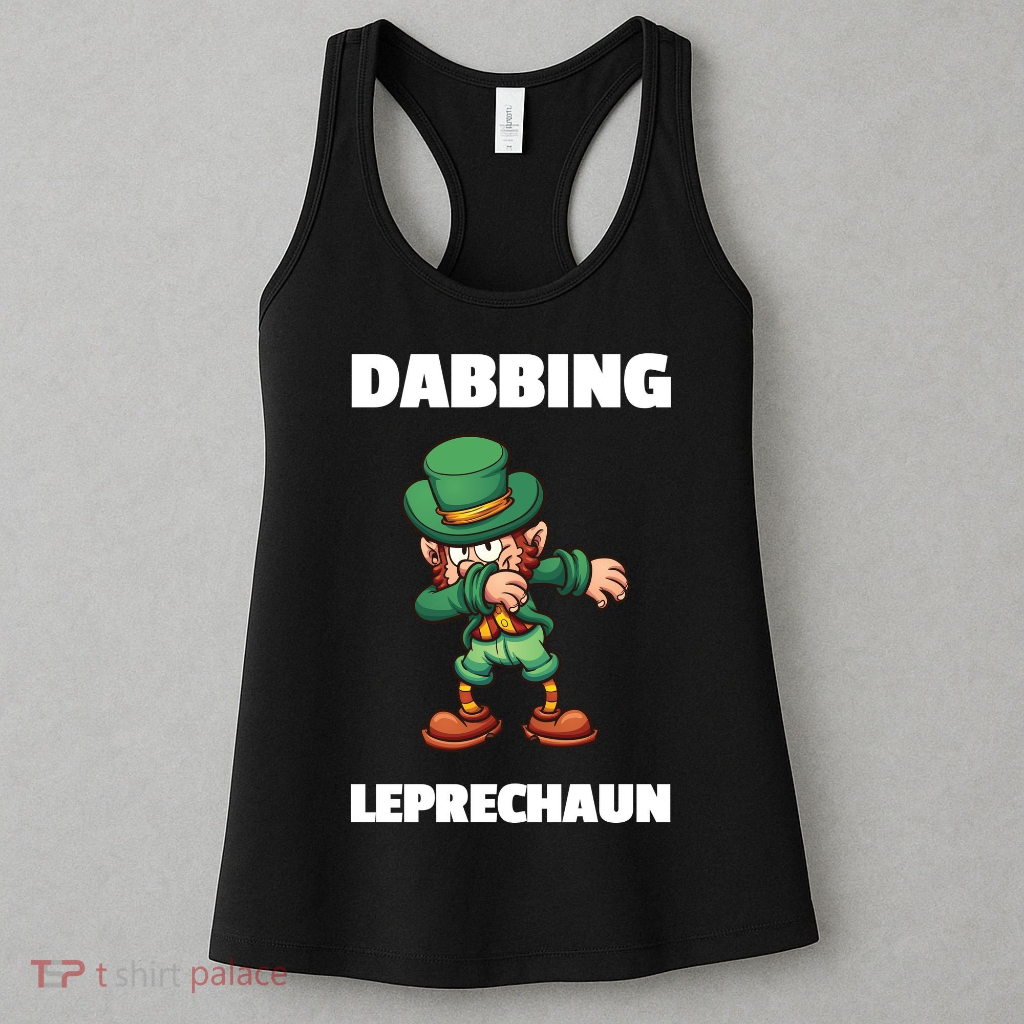 Dabbing Leprechaun Women's Tank Top