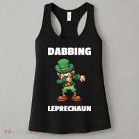 Dabbing Leprechaun Women's Tank Top thumb 3